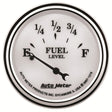 AutoMeter Old Tyme White II Fuel Level Gauge (AU1216) AU1216