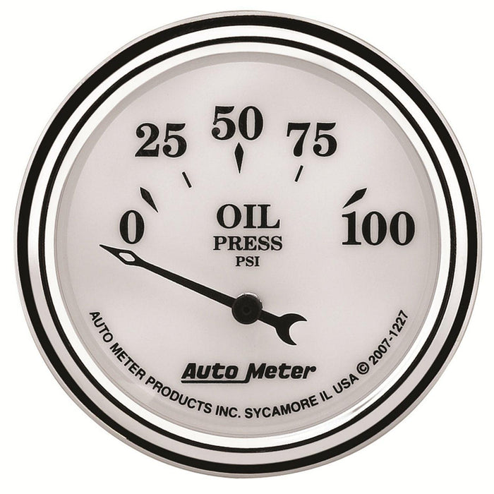 Autometer Old Tyme White II Oil Pressure Gauge (AU1227)