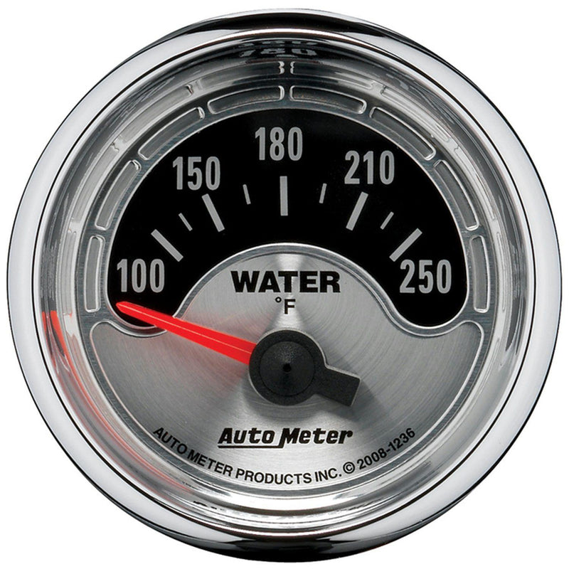 Autometer American Muscle Water Temperature Gauge (AU1236) AU1236