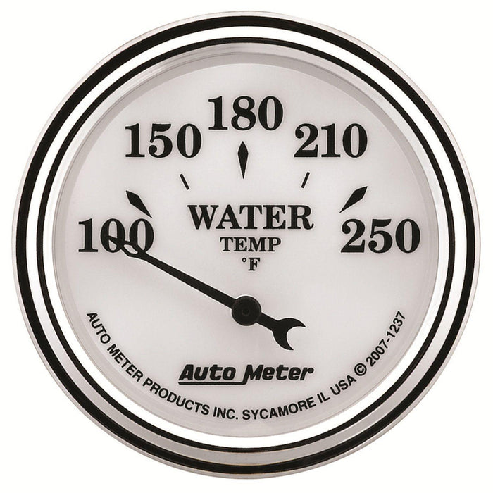 Autometer Old Tyme White II Water Temperature Gauge (AU1237)