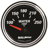 AutoMeter Designer Black II Water Temperature Gauge (AU1238) AU1238