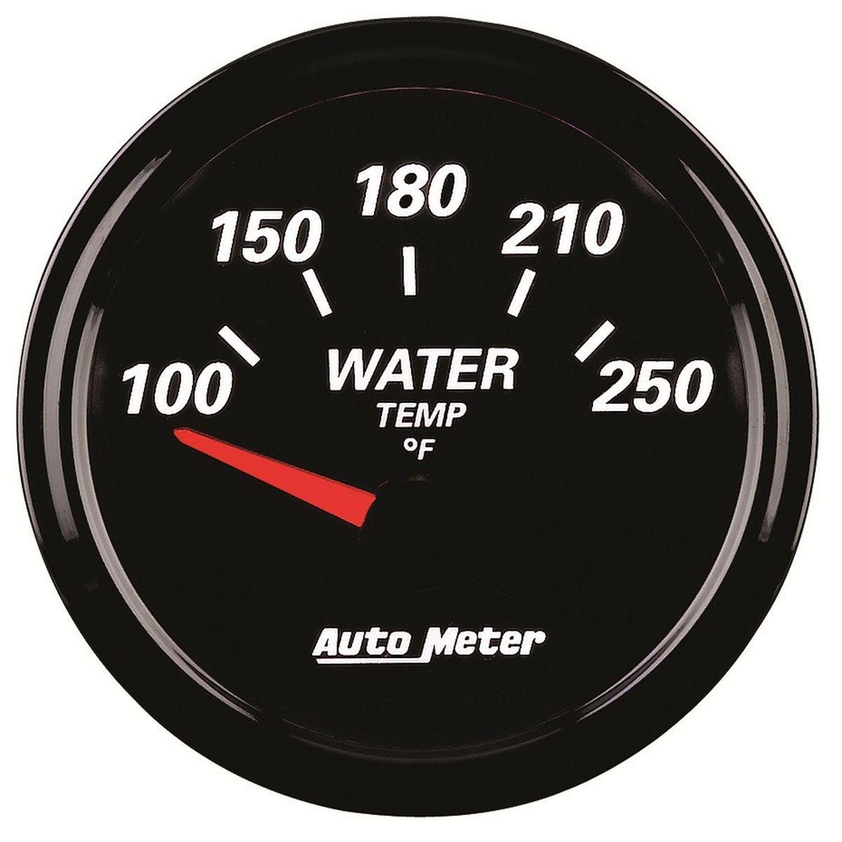 AutoMeter Designer Black II Water Temperature Gauge (AU1238)