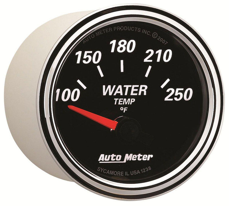 Autometer Designer Black II Water Temperature Gauge (AU1238)