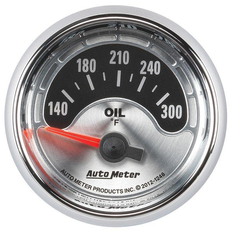 AutoMeter American Muscle Oil Temperature Gauge (AU1248) AU1248
