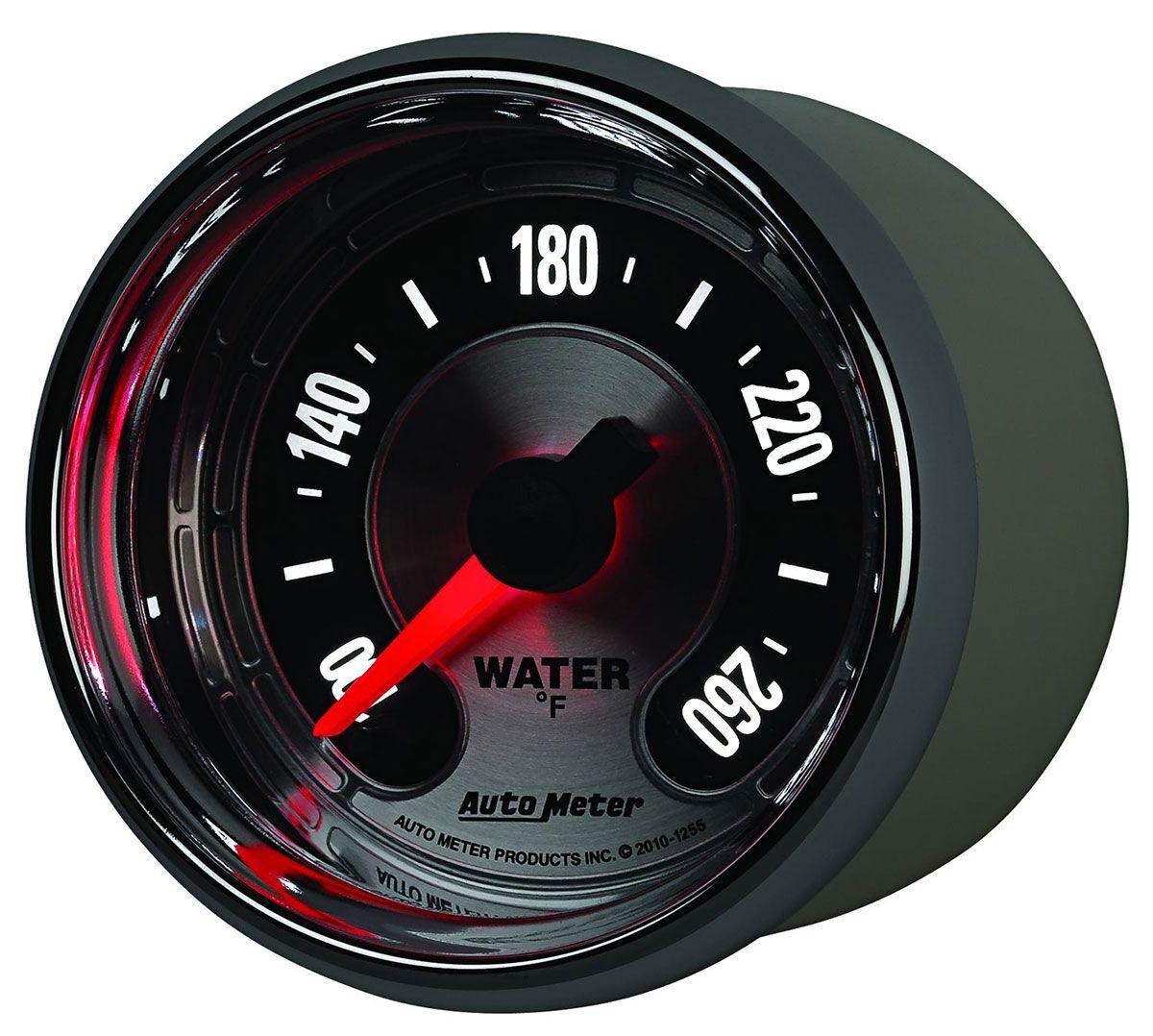 AutoMeter American Muscle Water Temperature Gauge (AU1255)