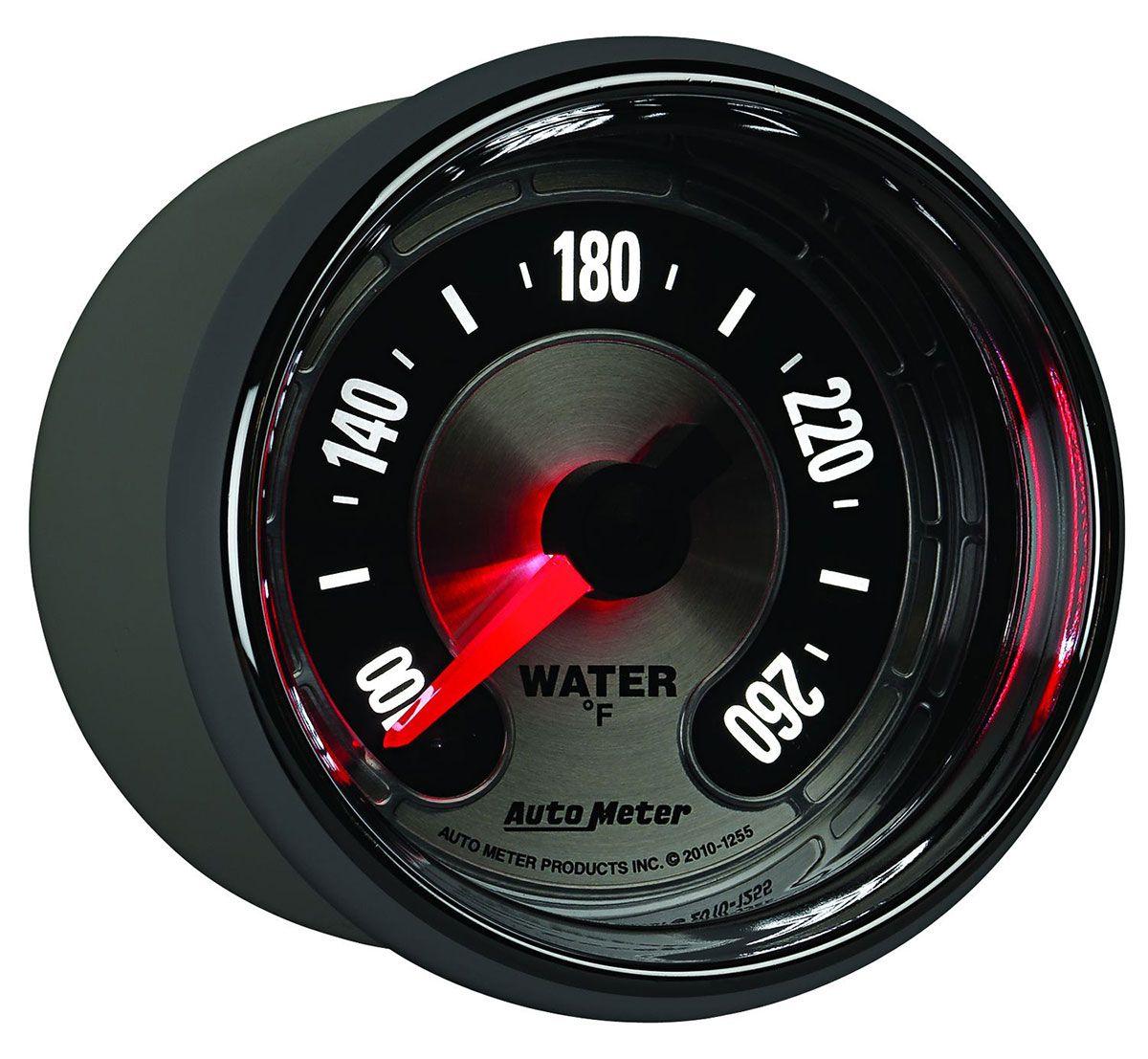 AutoMeter American Muscle Water Temperature Gauge (AU1255)