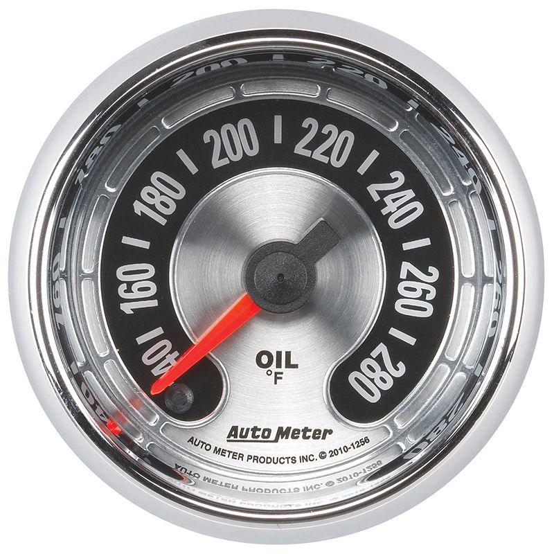 AutoMeter American Muscle Oil Temperature Gauge (AU1256) AU1256