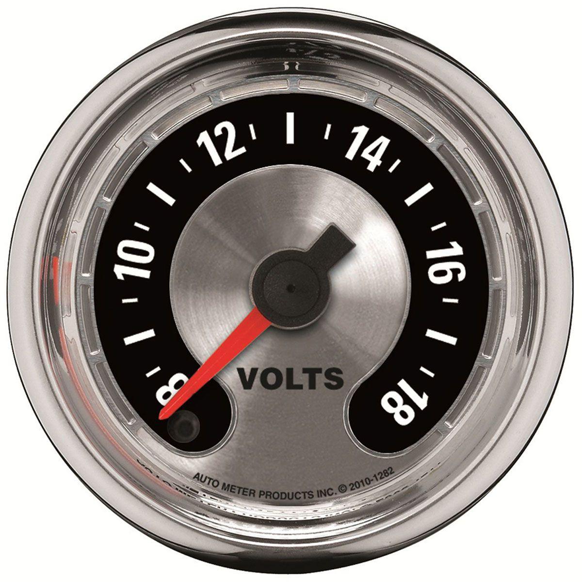 Autometer American Muscle Voltmeter Gauge (AU1282) AU1282