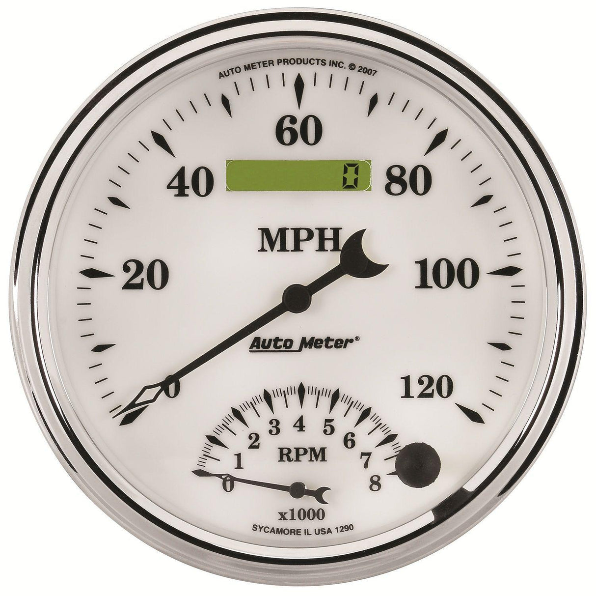 AutoMeter Old Tyme White II Tach Speedo Combo (AU1290) AU1290