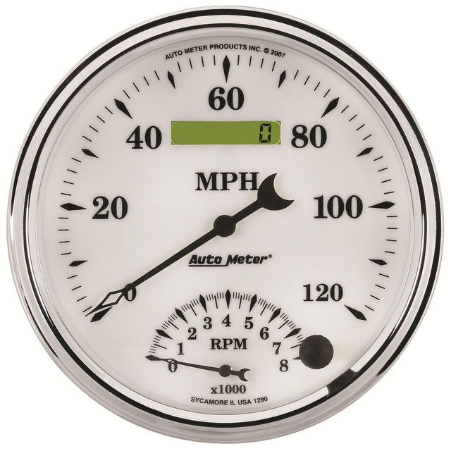 AutoMeter Old Tyme White II Tach Speedo Combo (AU1290) AU1290