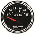 AutoMeter Designer Black II Voltmeter Gauge (AU1293) AU1293