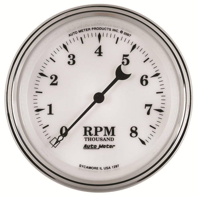 AutoMeter Old Tyme White II Tachometer (AU1297) AU1297