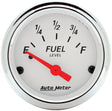 AutoMeter Arctic White Series Fuel Level Gauge (AU1315) AU1315