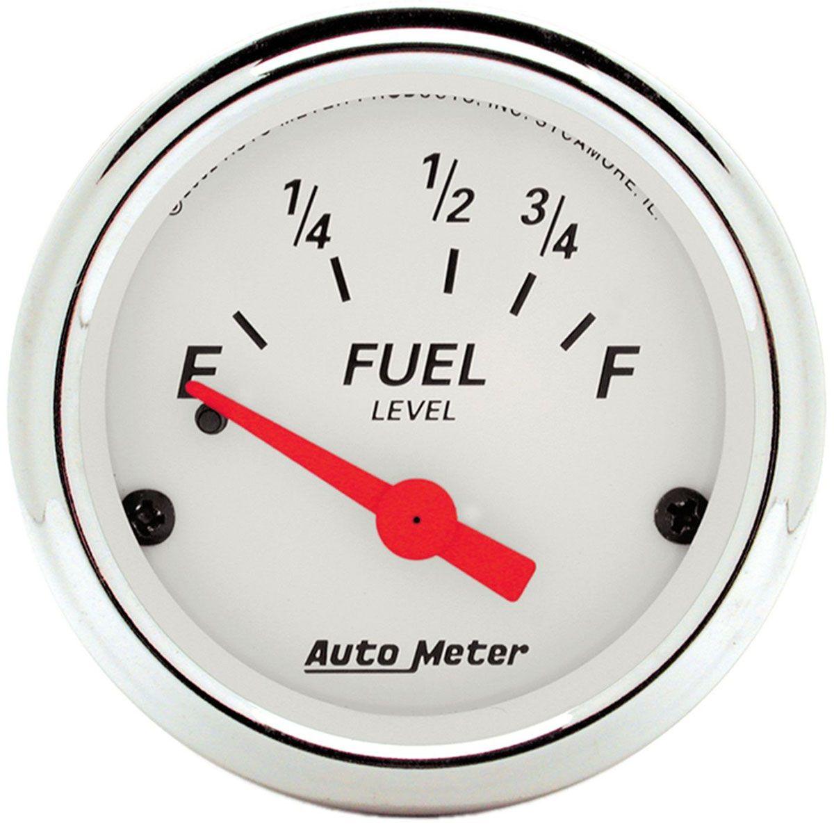 AutoMeter Arctic White Series Fuel Level Gauge (AU1316) AU1316