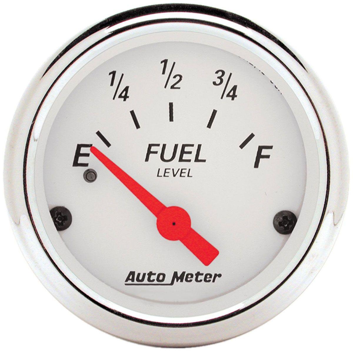 AutoMeter Arctic White Series Fuel Level Gauge (AU1317) AU1317