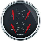 AutoMeter Designer Black Series 3-3/8" Quad Gauge (AU1414) AU1414
