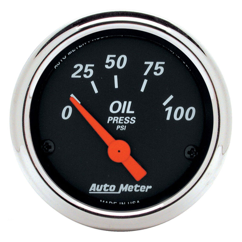 Autometer Designer Black Series Oil Pressure Gauge (AU1426) AU1426