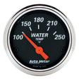 AutoMeter Designer Black Series Water Temperature Gauge (AU1436) AU1436