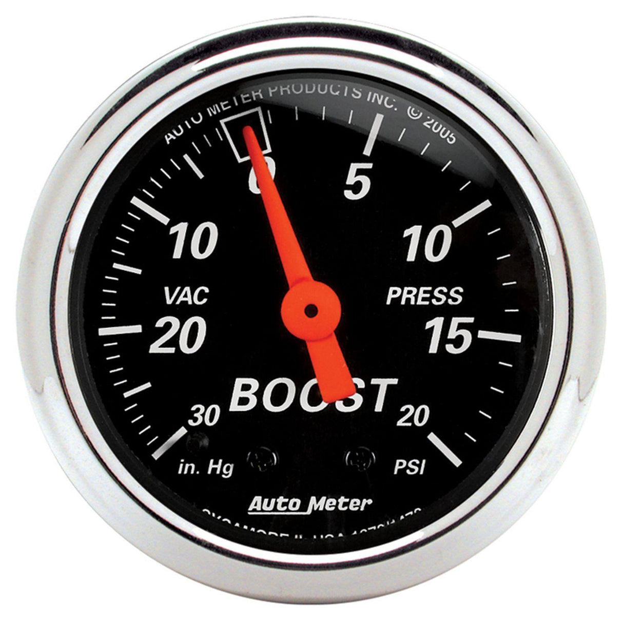 AutoMeter Designer Black Series Boost/Vacuum Gauge (AU1471) AU1471