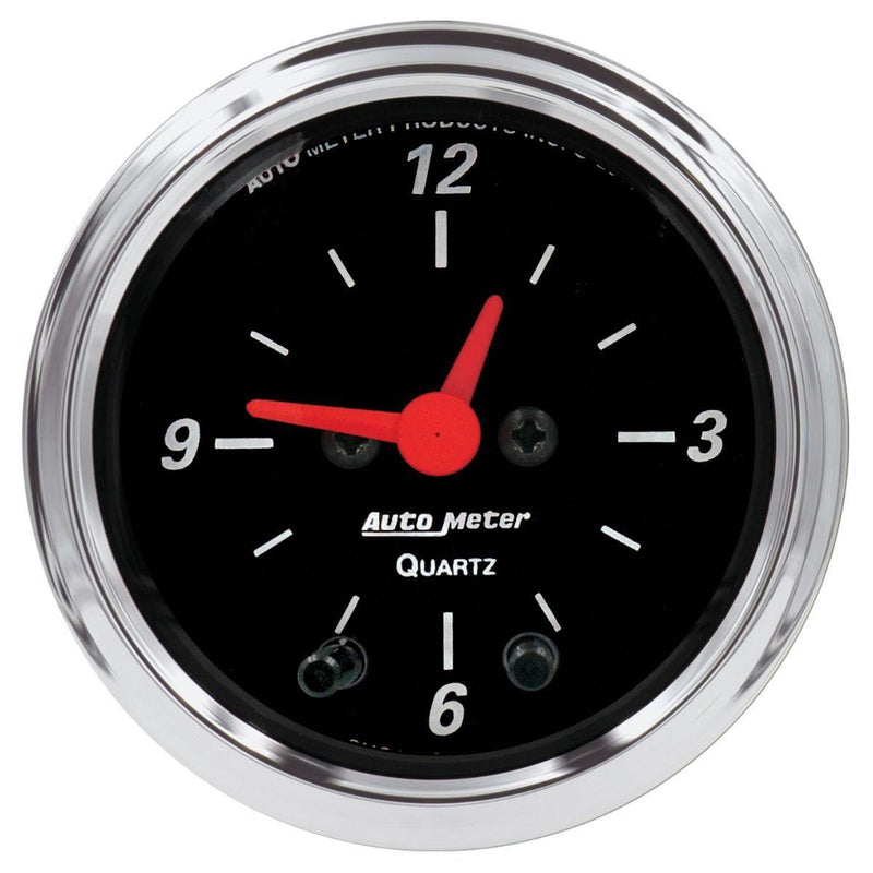Autometer Designer Black Series Clock (AU1484) AU1484