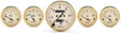 AutoMeter Golden Oldies Series 5-Gauge Kit (AU1501) AU1501