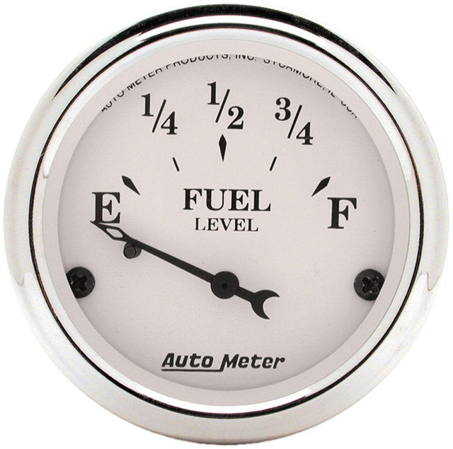 AutoMeter Old Tyme White Series Fuel Level Gauge (AU1604) AU1604