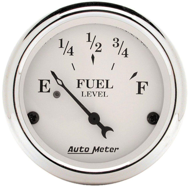 AutoMeter Old Tyme White Series Fuel Level Gauge (AU1606) AU1606