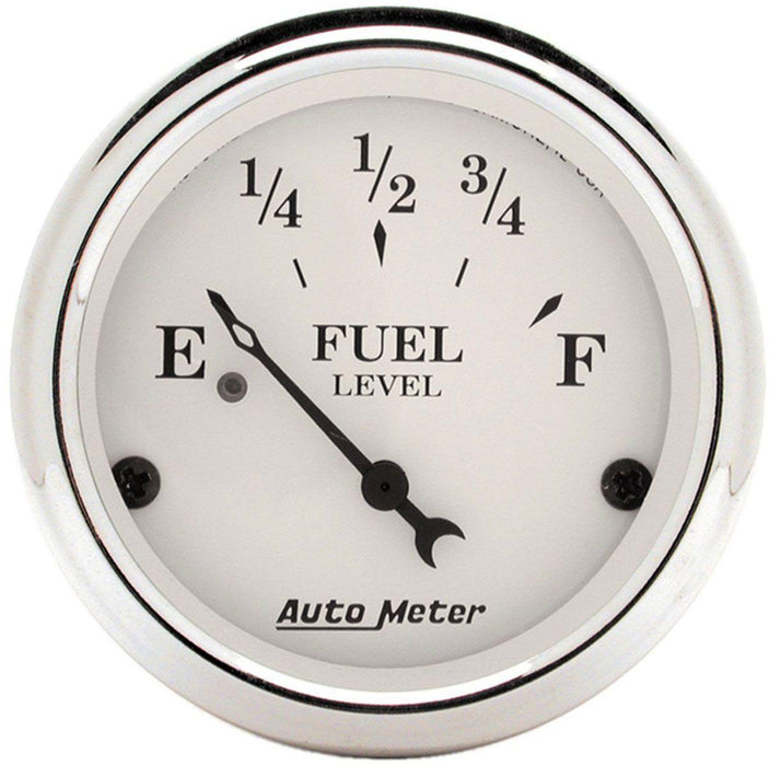 Autometer Old Tyme White Series Fuel Level Gauge (AU1606)