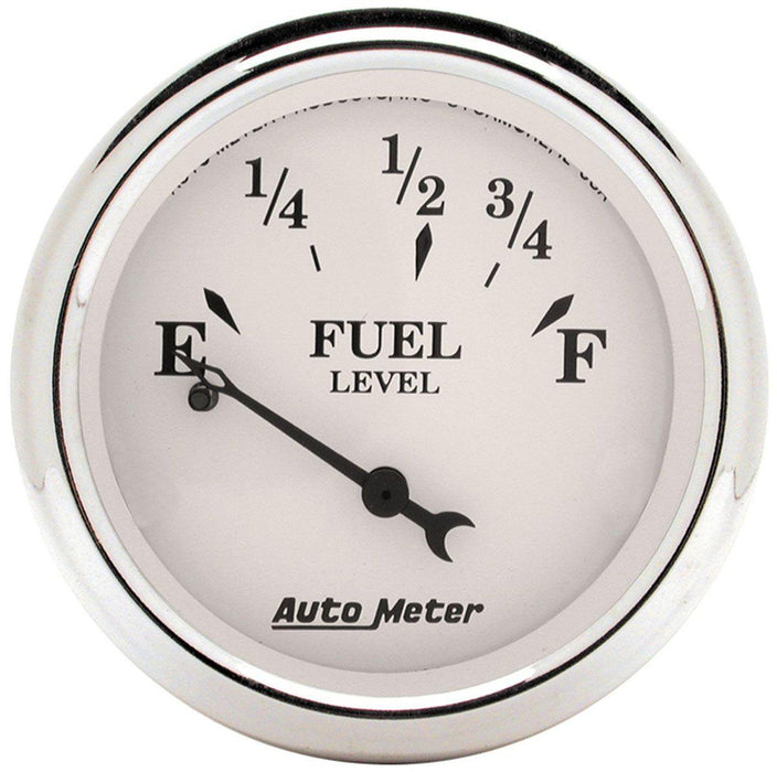 Autometer Old Tyme White Series Fuel Level Gauge (AU1607)