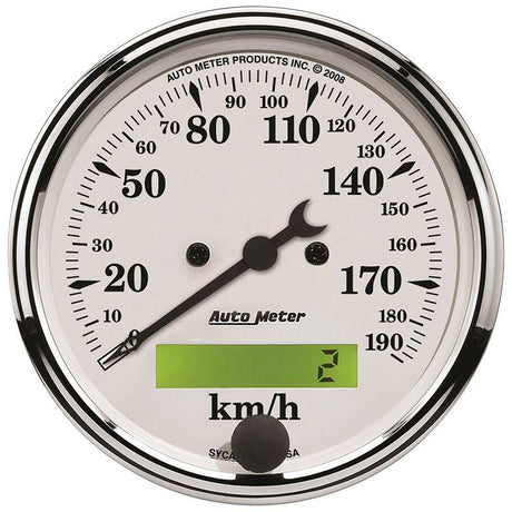 AutoMeter Old Tyme White Speedometer (AU1688-M) AU1688-M