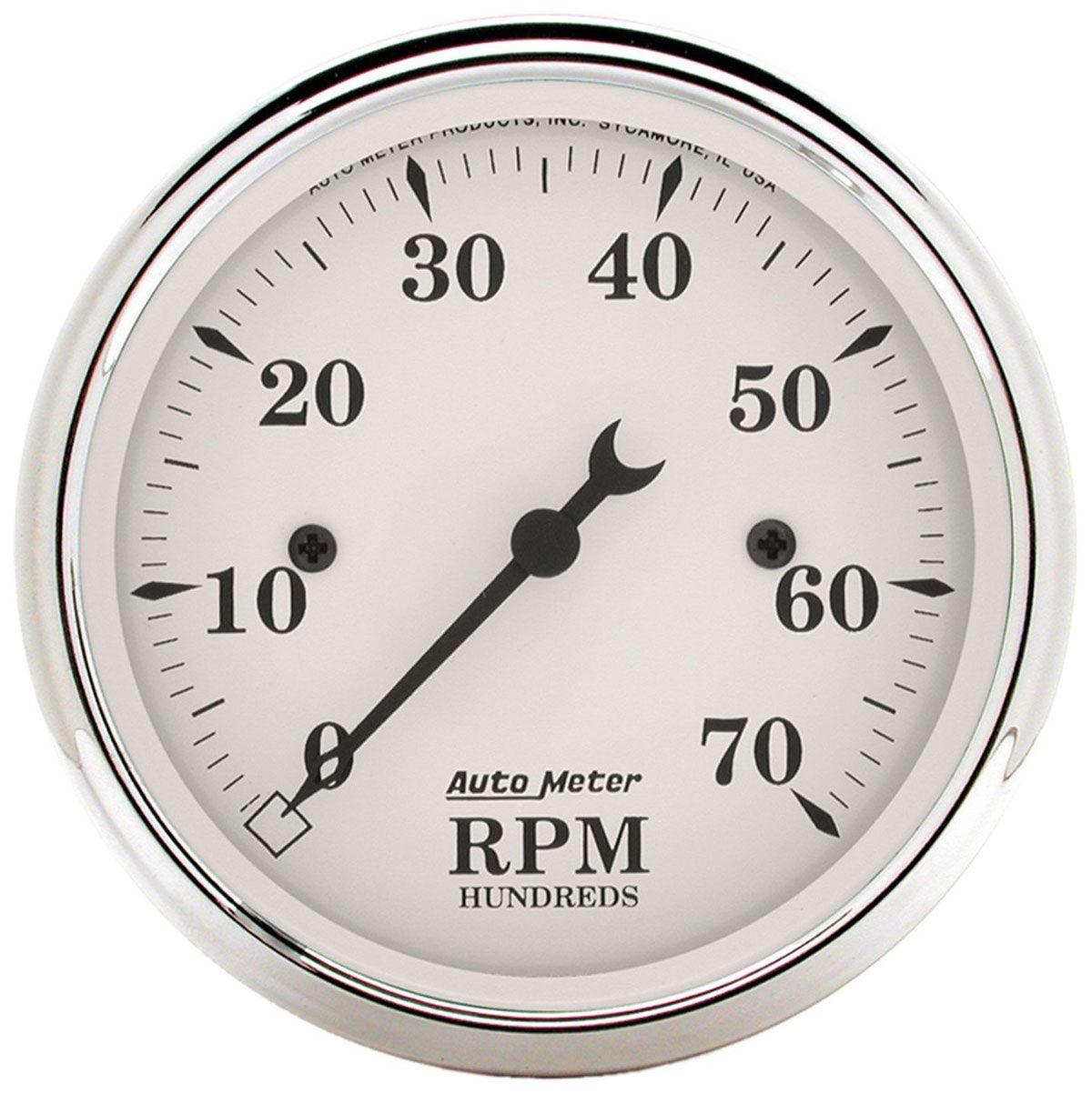 AutoMeter Old Tyme White Tachometer (AU1695) AU1695