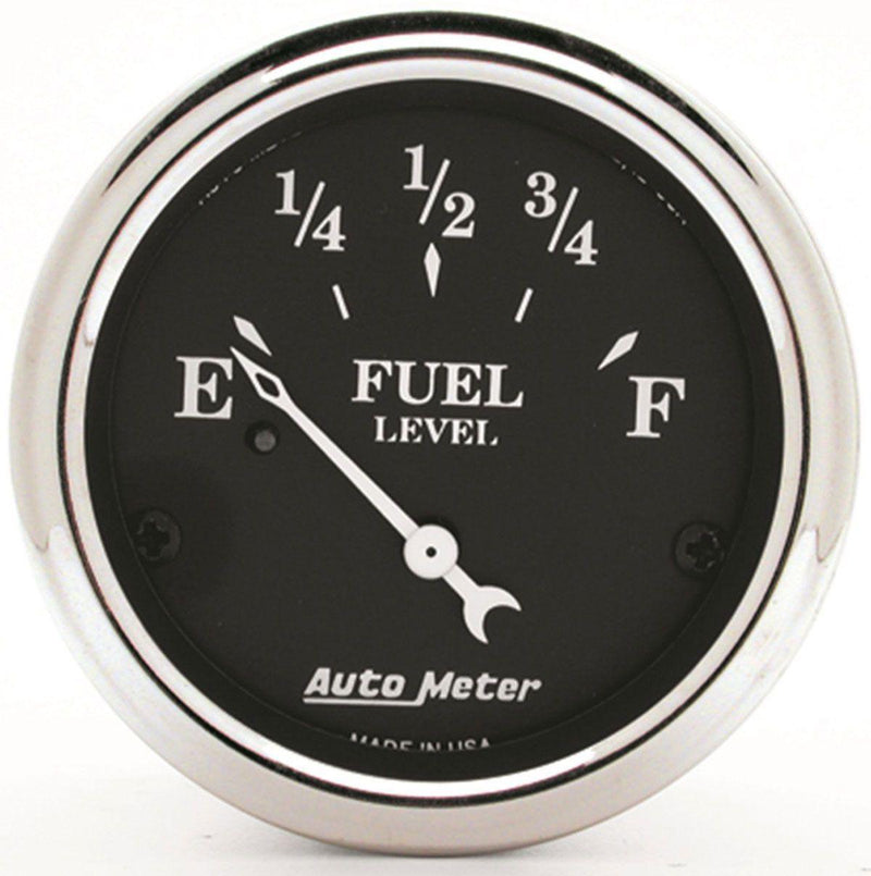 Autometer Old Tyme Black Series Fuel Level Gauge (AU1715) AU1715