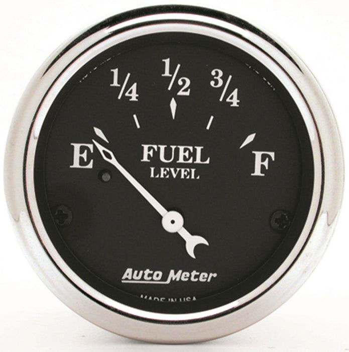 Autometer Old Tyme Black Series Fuel Level Gauge (AU1715)