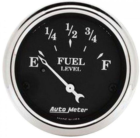 AutoMeter Old Tyme Black Series Fuel Level Gauge (AU1716) AU1716