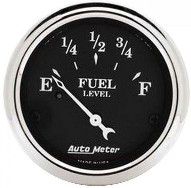 AutoMeter Old Tyme Black Series Fuel Level Gauge (AU1716) AU1716