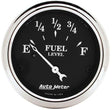 AutoMeter Old Tyme Black Series Fuel Level Gauge (AU1717) AU1717
