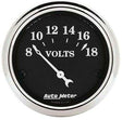 AutoMeter Old Tyme Black Series Voltmeter (AU1791) AU1791