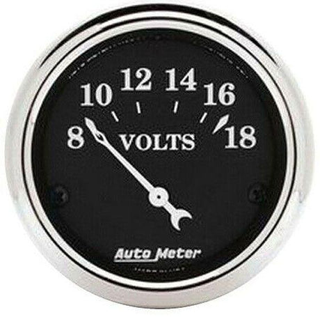 Autometer Old Tyme Black Series Voltmeter (AU1791) AU1791
