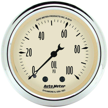 Autometer Antique Beige Series Oil Pressure Gauge (AU1821) AU1821