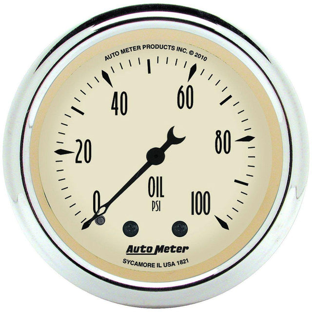 Autometer Antique Beige Series Oil Pressure Gauge (AU1821) AU1821