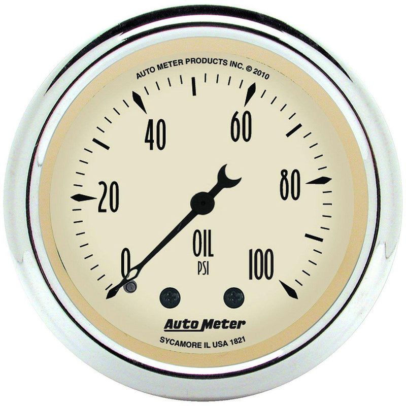 Autometer Antique Beige Series Oil Pressure Gauge (AU1821) AU1821