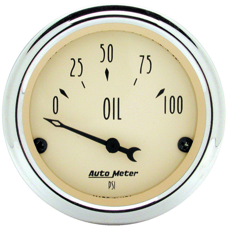 Autometer Antique Beige Series Oil Pressure Gauge (AU1827) AU1827