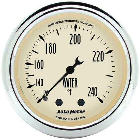 AutoMeter Antique Beige Series Water Temprature Gauge (AU1832) AU1832