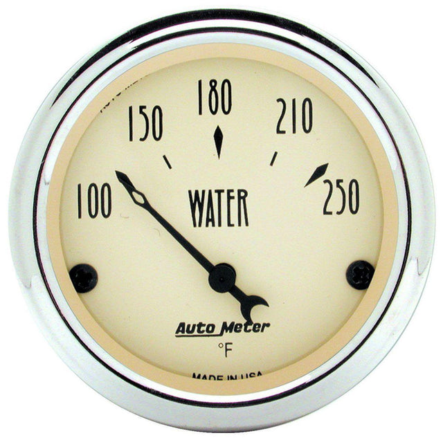 AutoMeter Antique Beige Series Water Temperature Gauge (AU1837) AU1837