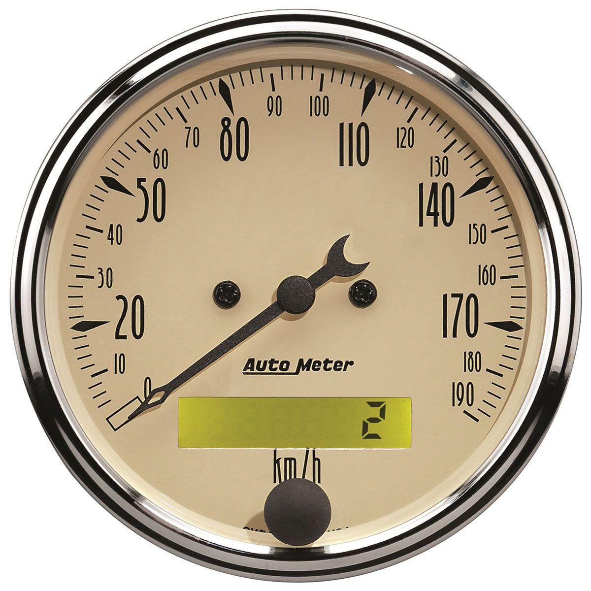 AutoMeter Antique Beige Speedometer (AU1887-M) AU1887-M