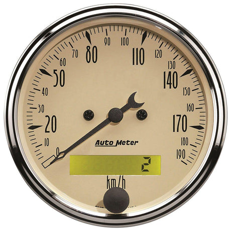 AutoMeter Antique Beige Speedometer (AU1887-M) AU1887-M