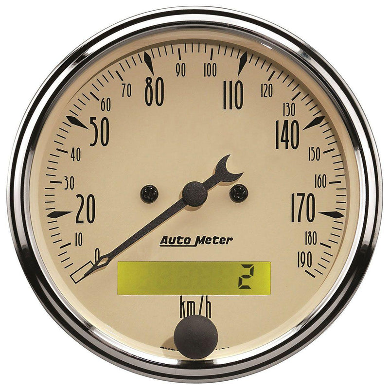 Autometer Antique Beige Speedometer (AU1887-M) AU1887-M