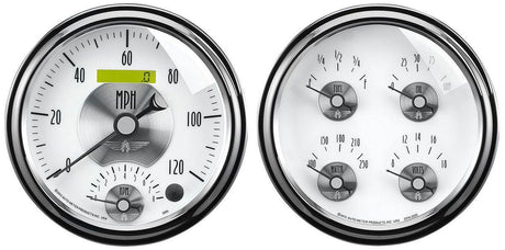 AutoMeter Prestige Series - Pearl Quad Gauge/Speedometer Kit (AU2008) AU2008