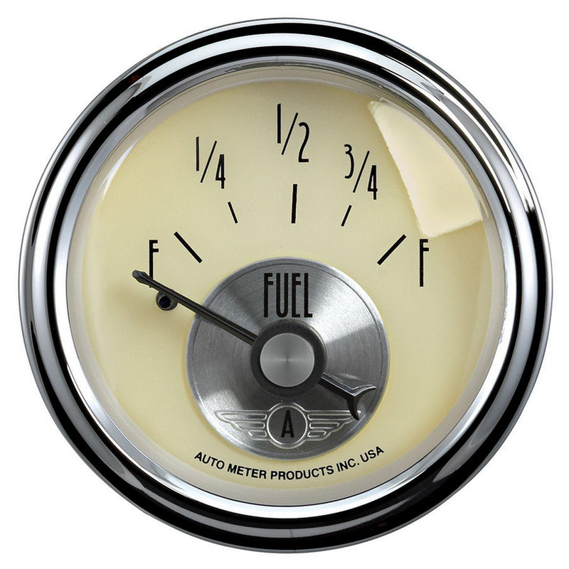 Autometer Antique Ivory Fuel Level Gauge (AU2013) AU2013