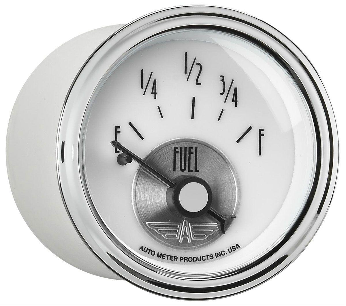 AutoMeter Prestige Series - Pearl Fuel Level Gauge (AU2015)
